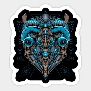 The Geometry of Baphomet Sticker